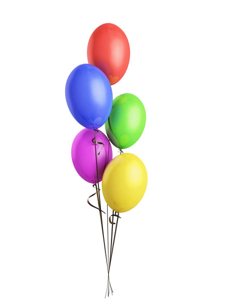 彩色气球图片下载