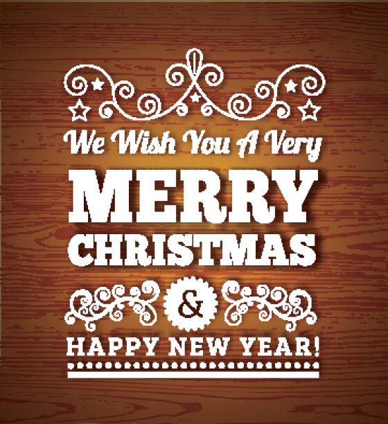 复古圣诞快乐背景图片下载