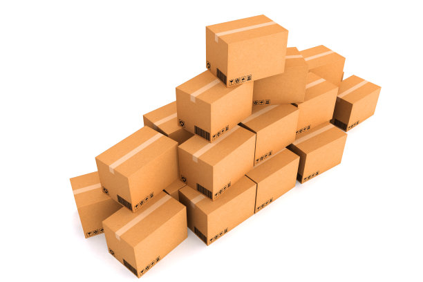 纸板箱。图片下载