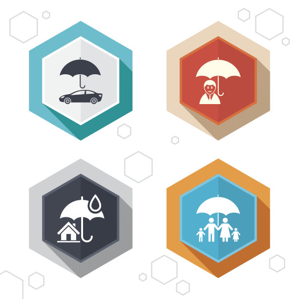 家庭，房地产或家庭保险图标图片下载