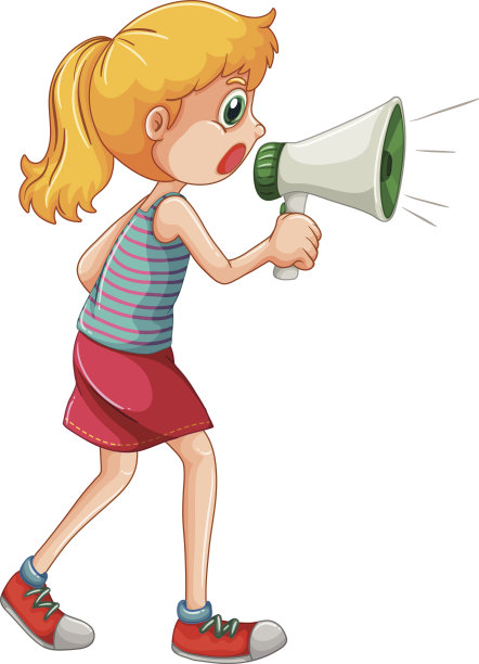 女孩说话图片下载