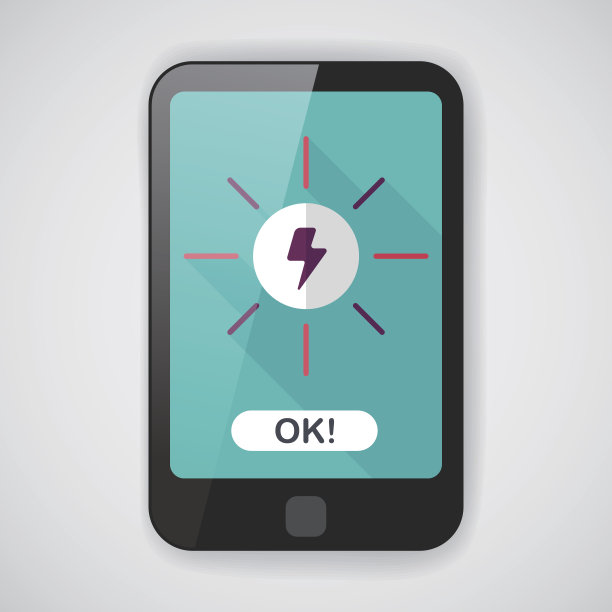 环保概念平面图标与长阴影，eps1图片下载