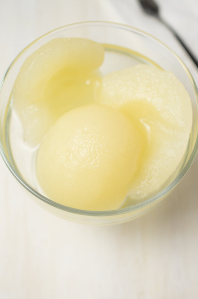 梨罐头甜点图片下载