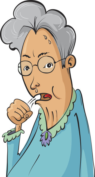 老妇人咳嗽图片下载