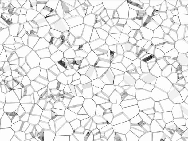 破碎的玻璃质地。图片下载