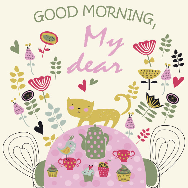 可爱的背景图片下载