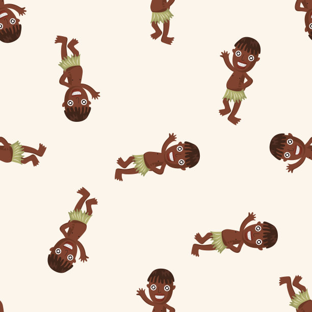 土著人,无缝模式图片下载