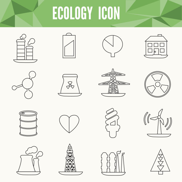 生态图标平面设计图片下载