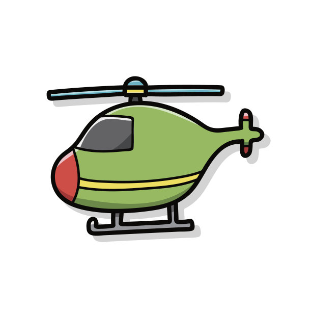 直升机涂鸦图片下载