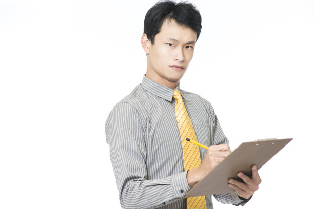 微笑的年轻的商人图片下载