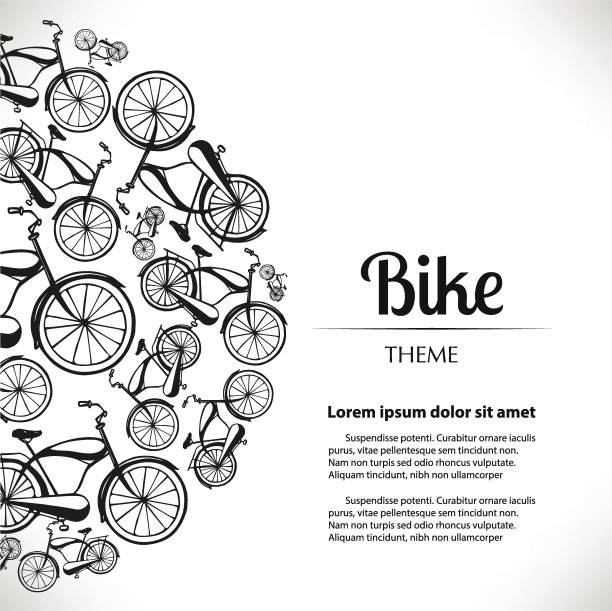 古董自行车主题图片下载