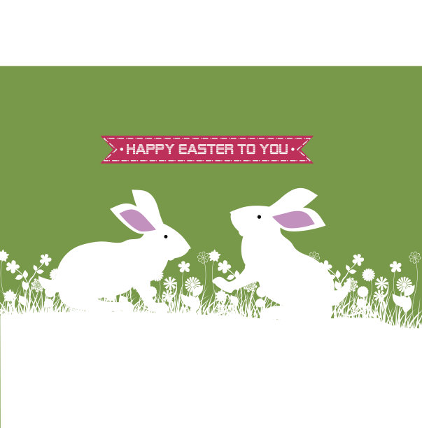 矢量复活节贺卡插图快乐图片下载