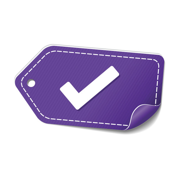 蜱紫色矢量图标设计图片下载