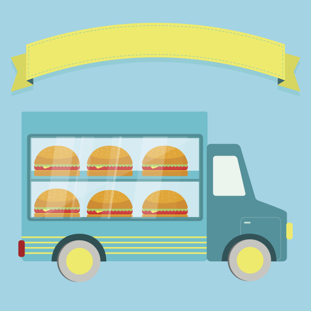 卡车和三明治图片下载