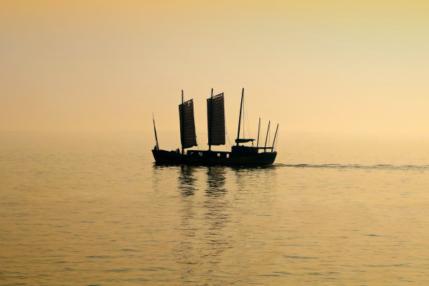 太湖日落图片下载