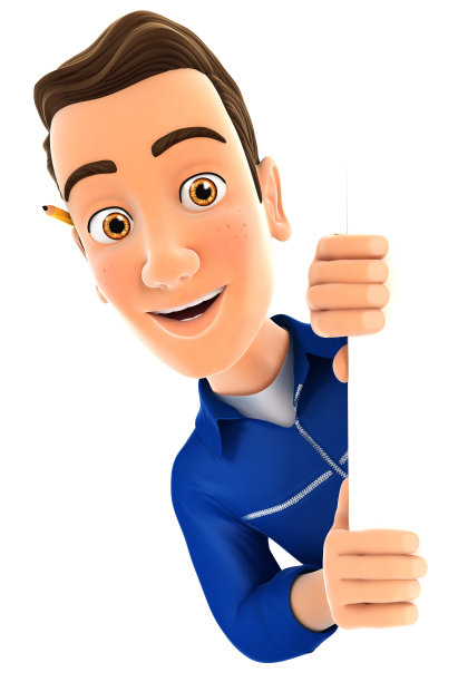 3d机制窥视空白墙图片下载