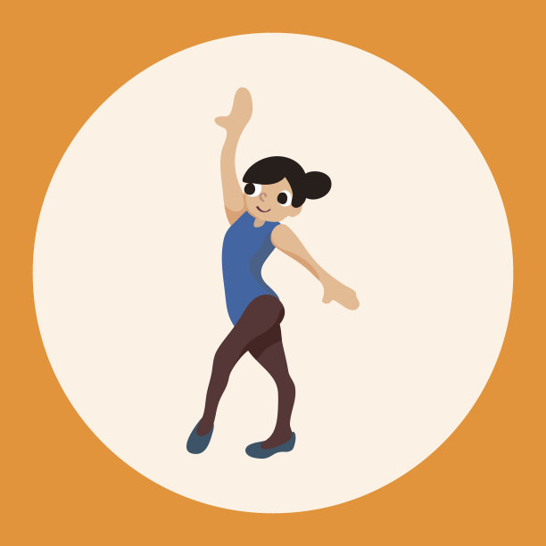 舞者的主题元素图片下载