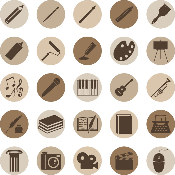 矢量艺术图标集图片下载