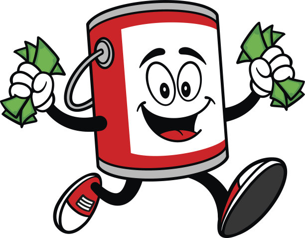 油漆桶和钱图片下载