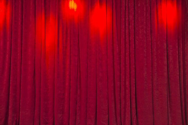 电影剧院窗帘图片下载