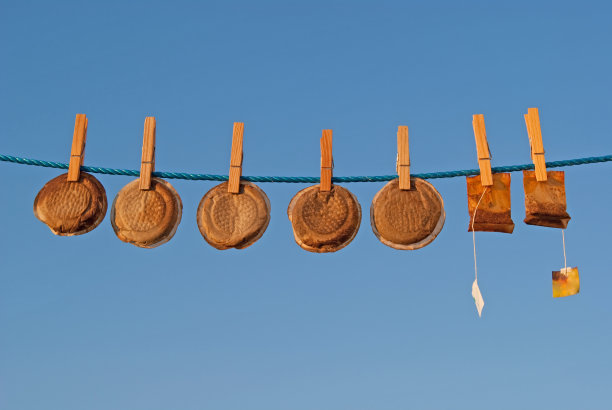 回收咖啡荚和茶包图片下载