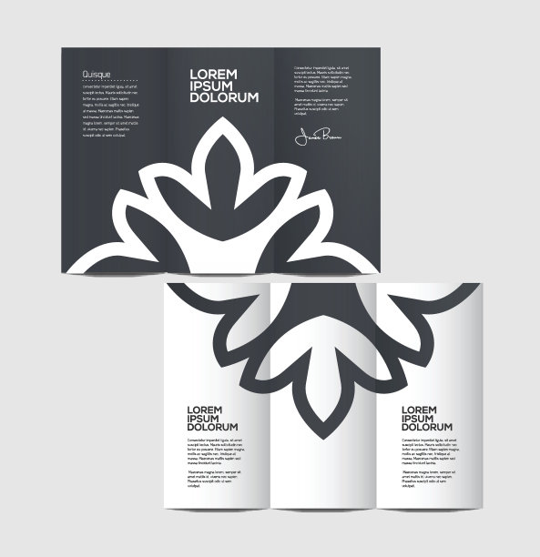 矢量图形优雅的商业宣传册设计为您的公司图片下载