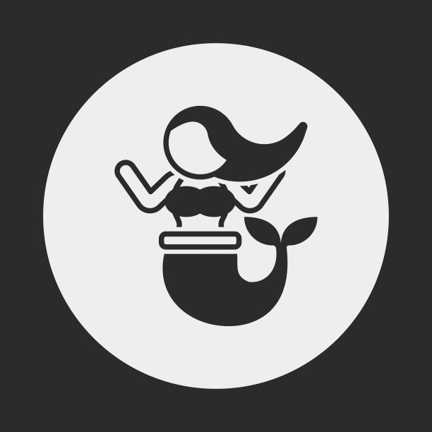 美人鱼图标素材图片