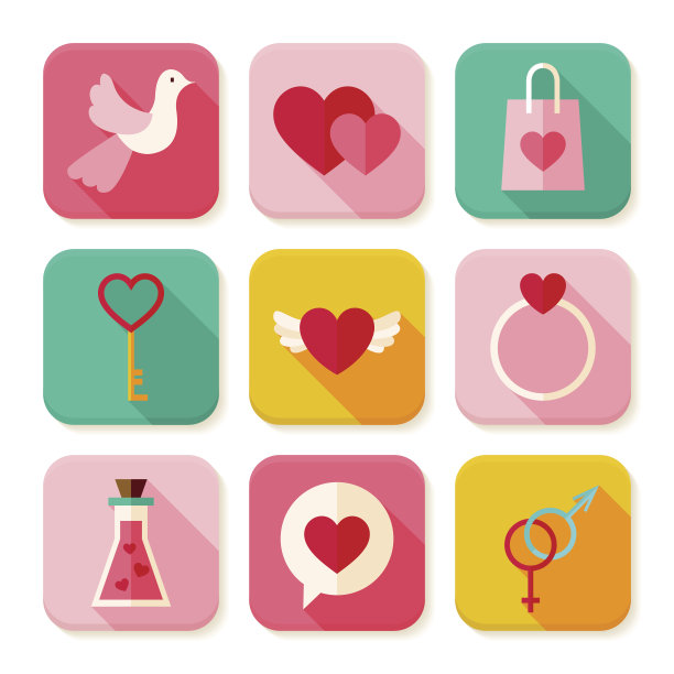 爱情人节广场应用图标设置图片下载