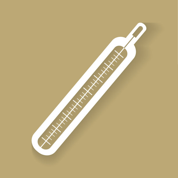 医疗体温计网页图标。图片下载