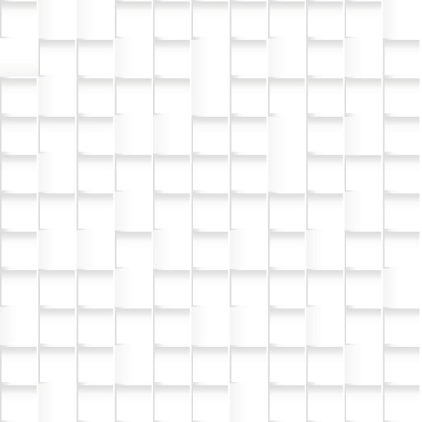 无缝白色方块图案，抽象的三维矢量背景图片下载