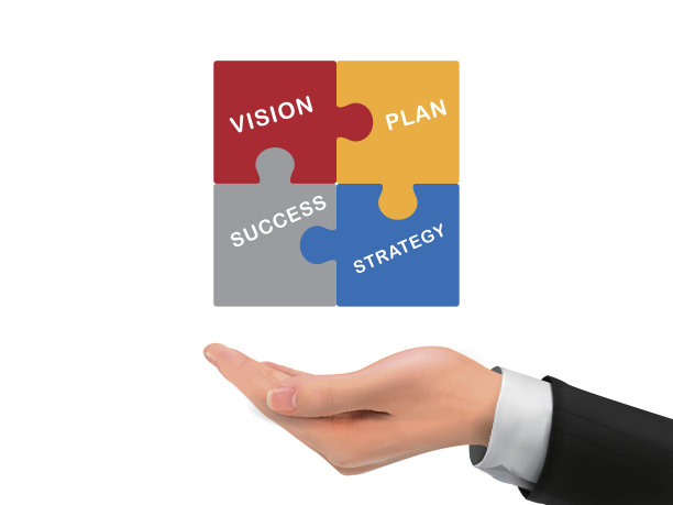 以现实的手把握经营理念图片下载