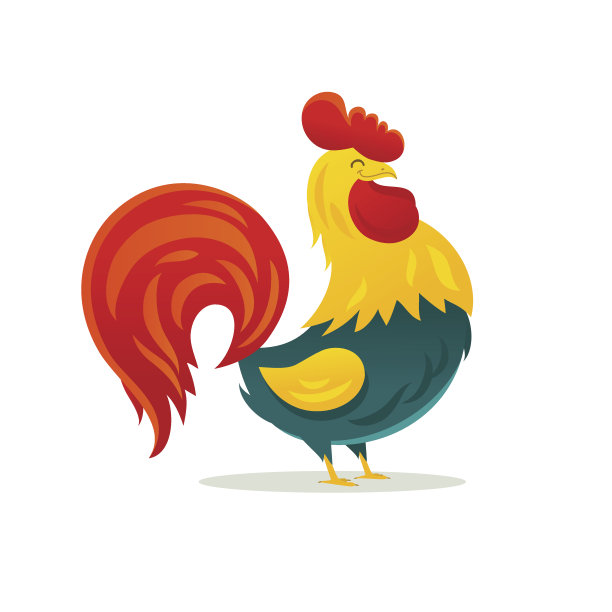 画一只英俊的公鸡图片下载