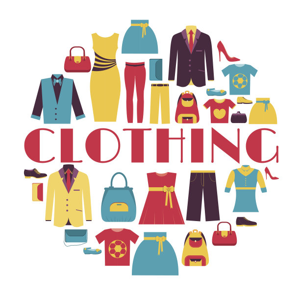 时尚服装圈信息图模板概念图片下载