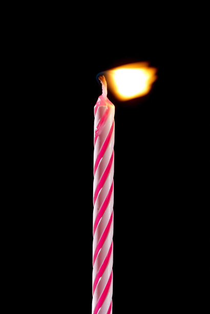 黑色生日蜡烛图片下载