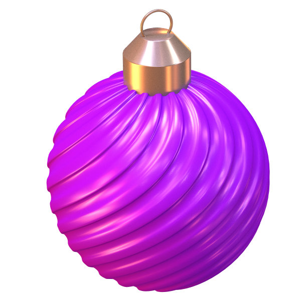 孤立闪亮的圣诞树球图片下载