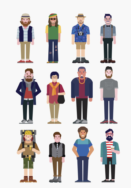 赶时髦的人图片下载