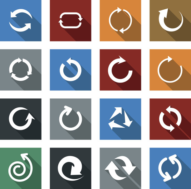 平的箭头图标。图片下载