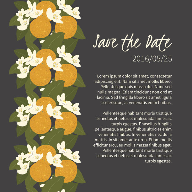 花橙色复古背景图片下载