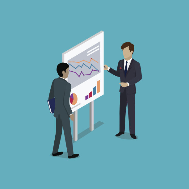 商业报告等距图片下载