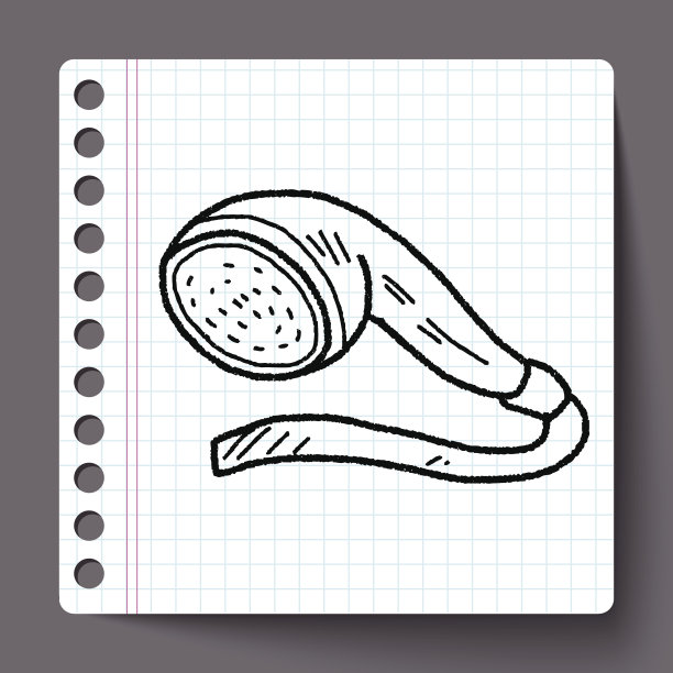 莲蓬头涂鸦图片下载