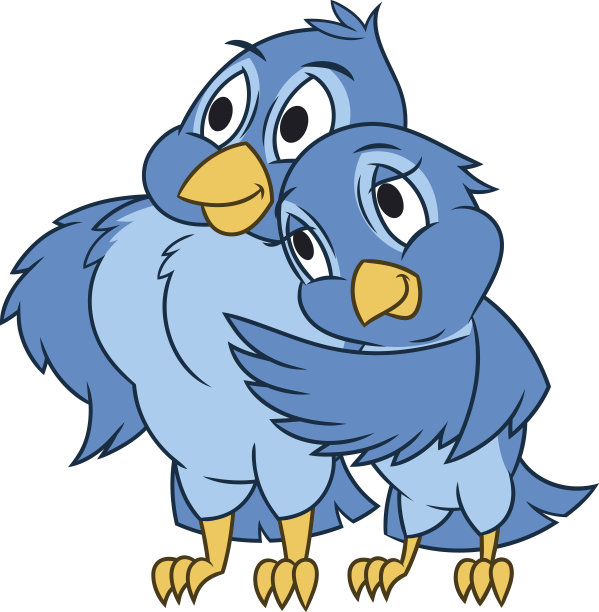 一对鸟图片下载