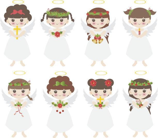 圣诞天使图片下载