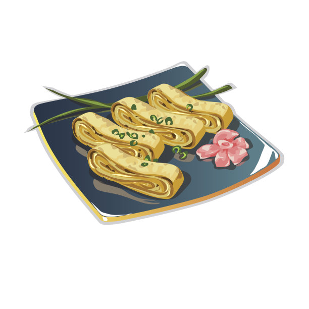 日本料理，有鱼、豆腐和生姜图片下载