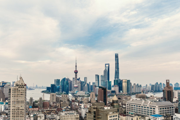 上海的天际线图片下载