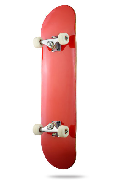 红色滑板甲板图片下载