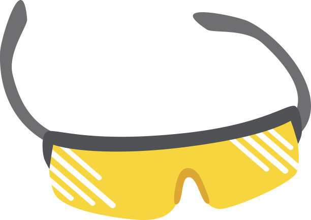 运动眼镜矢量插图。图片下载