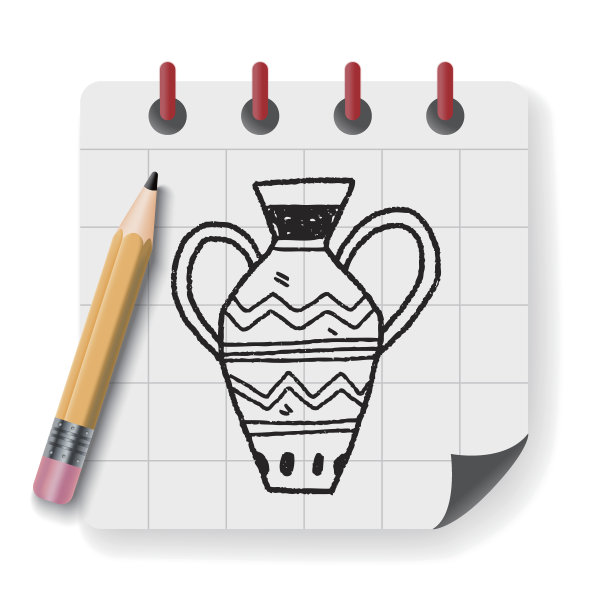 非洲花瓶涂鸦图片下载