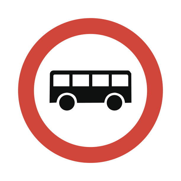 公共汽车图标伟大的任何用途。向量EPS10。图片下载