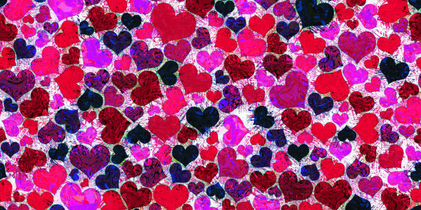 彩色的心图片下载