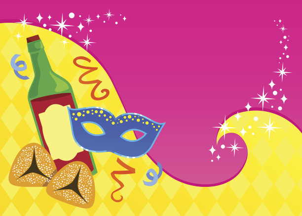 普林节卡模板图片下载